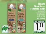 Bio-Vollmilch im EDEKA Prospekt Bio-Vollmilch von Naturland im aktuellen EDEKA Prospekt für 1,11 €