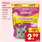 Dreamies Snack Angebote von Whiskas bei Netto Marken-Discount Herten für 2,99 €