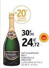 AOP Champagne Demoiselle Brut Prestige - NICOLAS FEUILLATTE - Intermarché à Chamalières AOP Champagne Demoiselle Brut Prestige - NICOLAS FEUILLATTE en promo chez Intermarché Chamalières à 22,27 €