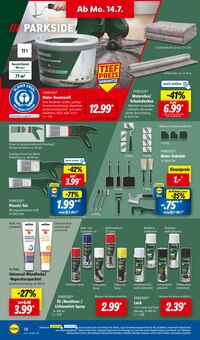 Wandfarbe im Lidl Prospekt "LIDL LOHNT SICH" mit 65 Seiten (Mainz)