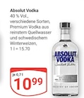 Vodka Angebote von Absolut bei GLOBUS Hürth für 10,99 €