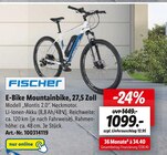 E-Bike Mountainbike im Lidl Prospekt E-Bike Mountainbike von Fischer im aktuellen Lidl Prospekt für 1.099,00 €