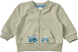 Sweatjacke mit Traktor-Motiv, grün, Gr. 68 Angebote von ALANA bei dm-drogerie markt Ludwigshafen für 11,90 €