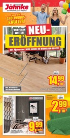 Aktueller Jähnke DIE WOHNRAUM-PROFIS e.K Prospekt mit Teppich, "NEU-ERÖFFNUNG", Seite 1
