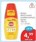 Multi Insect Insektenschutz Spray von Autan im aktuellen budni Prospekt