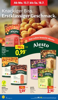 Datteln im aktuellen Lidl Prospekt (Stuttgart) Datteln im Lidl Prospekt "LIDL LOHNT SICH" mit 72 Seiten (Stuttgart)