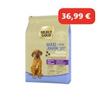 Maxi Zoo Saint-Étienne-de-Saint-Geoirs - Promo SELECT GOLD Sensitive Croquettes Chiot Maxi Agneau au Saumon & aux Pommes de terre 4 kg Promo SELECT GOLD Sensitive Croquettes Chiot Maxi Agneau au Saumon & aux Pommes de terre 4 kg à 36,99 € dans le catalogue Maxi Zoo à Saint-Étienne-de-Saint-Geoirs