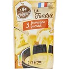 Fondue 3 Fromages - CARREFOUR ORIGINAL dans le catalogue Carrefour