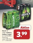 helles Lager von Beck's im aktuellen famila Nordwest Prospekt