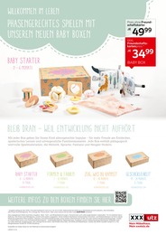Baby im XXXLutz Möbelhäuser Prospekt "Willkommen im Leben" auf Seite 1