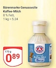 Genussvolle Kaffee-Milch im Angebot bei GLOBUS in Erftstadt Genussvolle Kaffee-Milch Angebote von Bärenmarke bei GLOBUS Erftstadt für 0,89 €
