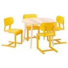 Tisch und 4 Stühle Eschenfurnier/gelb Birkenfurnier von LISABO / LYCKAN im aktuellen IKEA Prospekt