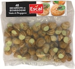 48 Escargots de Bourgogne Calibre Petit Recette Bourguignonne Surgelés - ESCAL en promo chez Intermarché Hyper 48 Escargots de Bourgogne Calibre Petit Recette Bourguignonne Surgelés - ESCAL dans le catalogue Intermarché Hyper