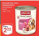 Gran Carno im Angebot bei GLOBUS in Rüsselsheim Gran Carno Angebote von Animonda bei GLOBUS Rüsselsheim für 2,22 €
