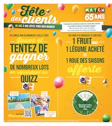 Prospectus Supermarchés Match en cours, "La Fête des clients", 24 pages