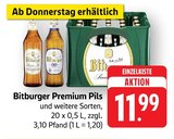 Aktuelles Premium Pils Angebot bei E center in Bensheim ab 11,99 €