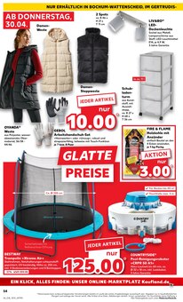 Trampolin im Kaufland Prospekt "Aktuelle Angebote" mit 62 Seiten (Bochum)