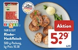 ALDI SÜD Ehrenberg - Rinder-Hackfleisch Angebot im Prospekt Rinder-Hackfleisch bei ALDI SÜD im Ehrenberg Prospekt für 5,29 €