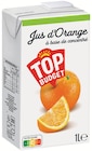 Jus d'Orange à base de concentré - TOP BUDGET - Intermarché Super Jus d'Orange à base de concentré - TOP BUDGET à 1,29 € dans le catalogue Intermarché Super