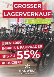 Ähnliche Schlittschuhe Angebote im Prospekt "GROSSER LAGERVERKAUF" von Radwelt Coesfeld in Voerde Ähnliche Angebote wie Schlittschuhe im Prospekt "GROSSER LAGERVERKAUF" auf Seite 1 von Radwelt Coesfeld in Voerde