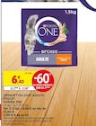 Croquettes chat adulte poulet - Purina One à 2,56 € dans le catalogue Intermarché