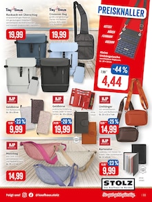 Rucksack im aktuellen Kaufhaus Stolz Prospekt (Kiel) Rucksack im Kaufhaus Stolz Prospekt "STOLZ. Das Kaufhaus im Norden." mit 16 Seiten (Kiel)