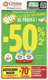 Catalogue Supermarchés Casino Supermarchés en cours à Échouboulains et alentours, "OUI À LA CHASSE AUX PROMOS DE PÂQUES !", 20 pages, 26/03/2024 - 07/04/2024