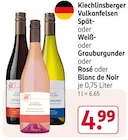 Spät- oder Weiß- oder Grauburgunder oder Rosé oder Blanc de Noir Angebote von Kiechlinsberger Vulkanfelsen bei Rossmann Lippstadt für 4,99 €