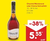 Weinbrand oder Creme Sahnelikör im Angebot bei Netto Marken-Discount in Gronau Weinbrand oder Creme Sahnelikör Angebote von Chantré bei Netto Marken-Discount Gronau für 5,55 €