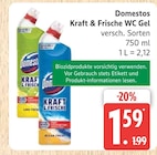 Kraft & Frische WC Gel von Domestos für 1,59 € bei Marktkauf im Angebot Kraft & Frische WC Gel von Domestos im aktuellen Marktkauf Prospekt