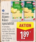 Alpen-Käse-Spezialität Dorfkäse von Milsani im aktuellen ALDI Nord Prospekt