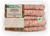 Schweine-Bratwurst im Angebot bei REWE in Aalen Schweine-Bratwurst Angebote von REWE Bio bei REWE Aalen für 5,99 €