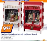 Weihnachtsdekoration mit Licht und Sound im aktuellen Prospekt bei Action in Feuchtwangen
