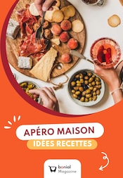 Catalogue Autres Magasins Recettes en cours à Saint-Gervais et alentours, "APÉRO MAISON IDÉES RECETTES", 1 page, 18/05/2024 - 25/08/2024