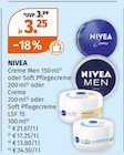 Creme Men im Angebot bei Müller in Hamburg Creme Men Angebote von NIVEA bei Müller Hamburg für 3,25 €