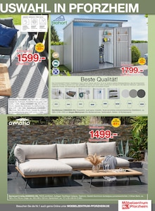 Gartenhaus im Möbelzentrum Pforzheim Prospekt "BELDOMO LETZTE CHANCE" mit 32 Seiten (Stuttgart)