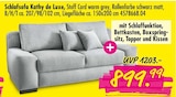 Schlafsofa Kathy de Luxe für 899,99 € bei SB Möbel Boss im Angebot Schlafsofa Kathy de Luxe im aktuellen SB Möbel Boss Prospekt