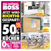 Aktueller SB Möbel Boss Prospekt mit Stuhl, "JETZT WIRD RICHTIG GESPART!", Seite 1