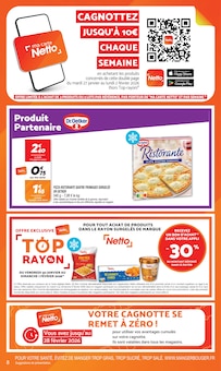 Promotion Pizza surgelée dans le prospectus Netto, valable du 27/01/2026 au 02/02/2026 Promo Pizza surgelée dans le catalogue Netto du moment à la page 8