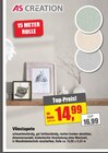 Vliestapete im Angebot bei Witthus Heimtex-Fachmarkt GmbH in Oldenburg Vliestapete Angebote von AS Creation bei Witthus Heimtex-Fachmarkt GmbH Oldenburg für 14,99 €