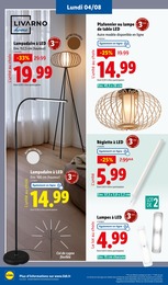 Prix et réduction Plafonnier LED dans le prospectus Lidl en cours Offre Plafonnier LED dans le catalogue Lidl du moment à la page 26