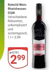 Wein Rheinhessen DQW bei GLOBUS im Prospekt "" für 2,99 €