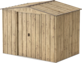 Abri métal WOODGRAIN 8 x 6 m - DURAMAX en promo chez Carrefour Ajaccio à 550,00 €