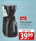 Kaffeeautomat Easy II Therm 218783 Angebote von Melitta bei famila Nordost Buchholz für 39,99 €