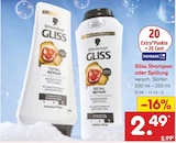 Shampoo oder Spülung Angebote von Schwarzkopf Gliss bei Netto Marken-Discount Troisdorf für 2,49 €