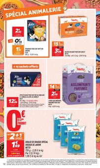 Promotion Croquettes chat adulte dans le prospectus Netto, valable du 08/09/2026 au 14/09/2026 Promo Croquettes chat adulte dans le catalogue Netto du moment à la page 16