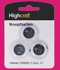 Knopfzellen CR2016 im Angebot bei Mäc-Geiz in Oranienburg Knopfzellen CR2016 Angebote von Highcraft bei Mäc-Geiz Oranienburg für 1,00 €
