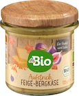 Brotaufstrich, Feige & Bergkäse von dmBio im aktuellen dm-drogerie markt Prospekt für 1,65 €