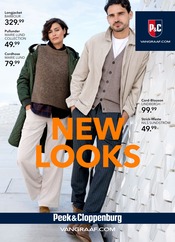 Aktueller Peek und Cloppenburg Prospekt mit Herrenmode, "NEW LOOKS", Seite 1