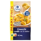 Gnocchi à poêler "Maxi Pack" - CARREFOUR EXTRA en promo à 1,79 € chez Carrefour Gnocchi à poêler "Maxi Pack" - CARREFOUR EXTRA dans le catalogue Carrefour
